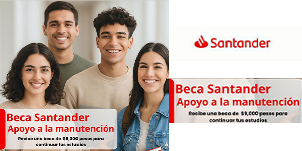 Beca Santander &quot;Apoyo a la Manutención 2025&quot;
