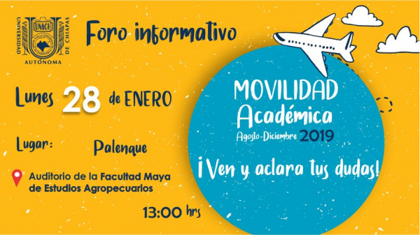 FORO INFORMATIVO:  MOVILIDAD-LUNES 28 DE ENERO