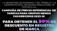 Campaña de precio diferencial de tarifas para grupos menos favorecidos 2023-III