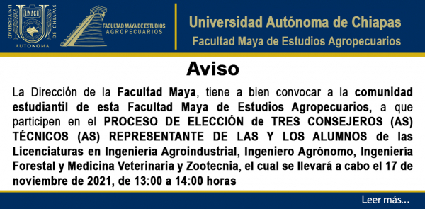 CONVOCATORIA CONSEJO TÉCNICO COMUNIDAD ESTUDIANTIL 2021