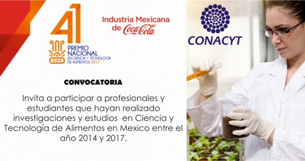 Premio Nacional en Ciencia y Tecnología de Alimentos 2017- Fecha Límite 30 de junio