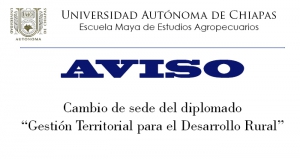 Aviso: Cambio de sede