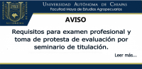AVISO REQUISITOS PARA EXAMEN PROFESIONAL Y TOMA DE PROTESTA DE EVALUACIÓN POR SEMINARIO DE TITULACIÓN
